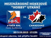 Mezinárodní hokejové utkání: Výběr RHL vs. CANADIANS